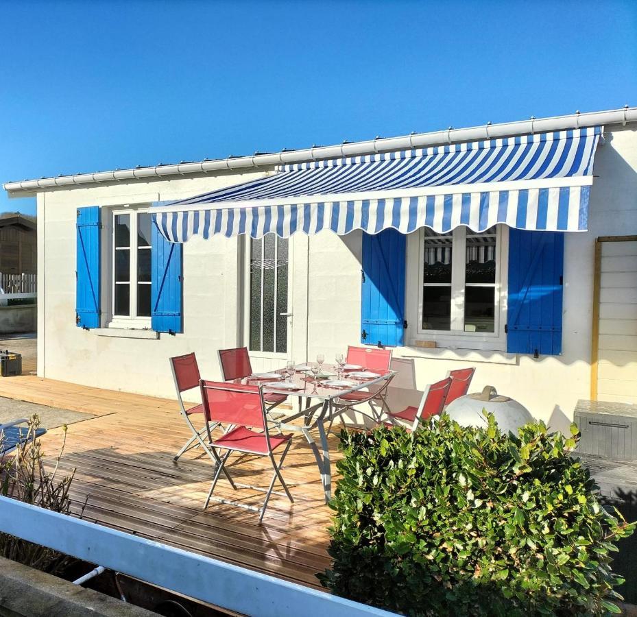 Les Heures Tranquilles - Vue Mer - 50M De La Plage Saint-Come-de-Fresne Exterior photo